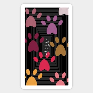 Cat lover Sticker